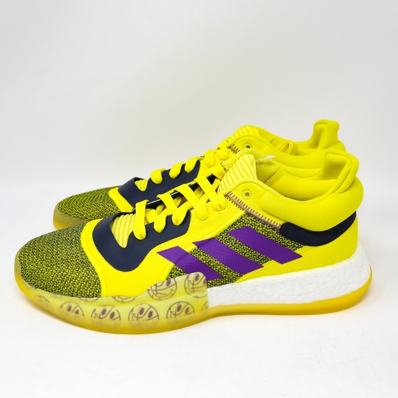 adidas Marquee Boost Low Yellow Purple G27743 sz 9 - Picture 3 of 8